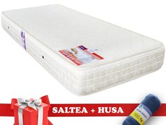 Set Saltea SuperOrtopedica Saltex 900x1900 + Husa cu elastic
